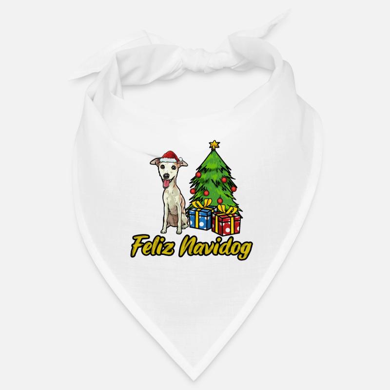 Feliz Navidog Whippet Hunde Geschenk Bandana