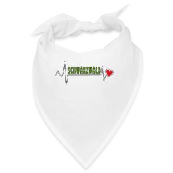 HERZSCHLAG SCHWARZWALD - Bandana - Weiß - Vorne