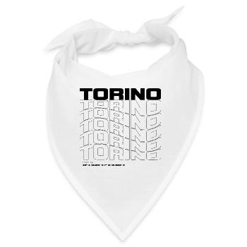 Torino Turin Italien - Bandana - Weiß - Vorne