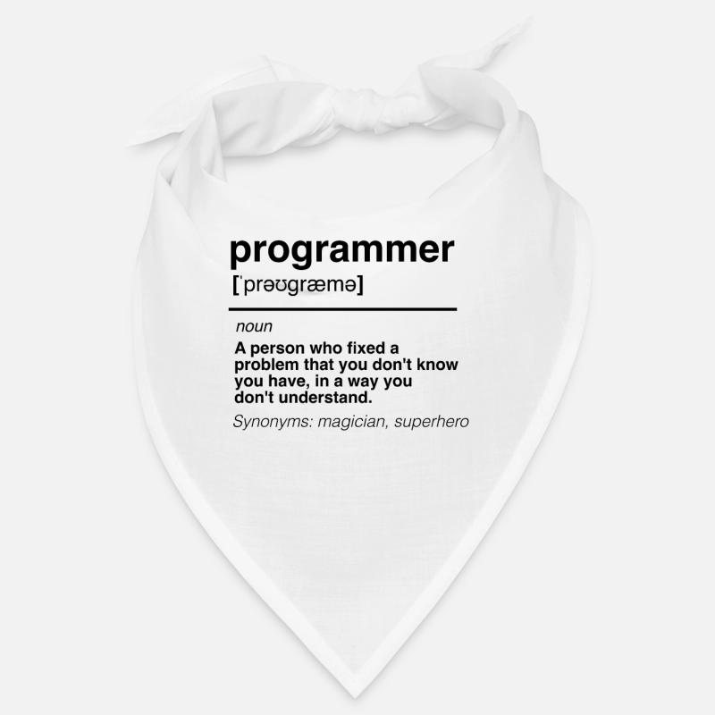 Programmeur ingénieur développeur logiciel drôle Bandana