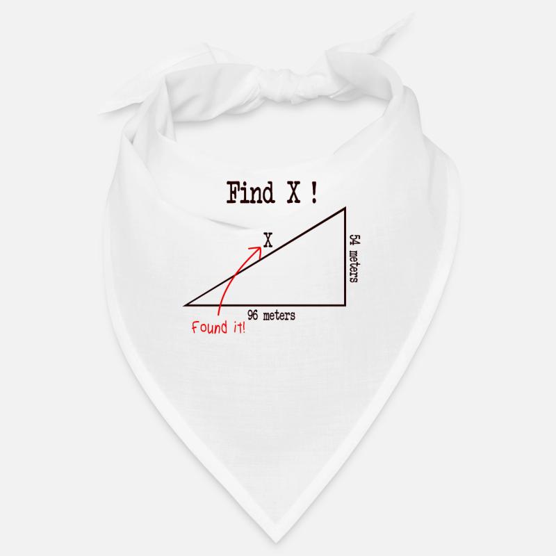 Math math meme Find X Found It pythagoras Bandana