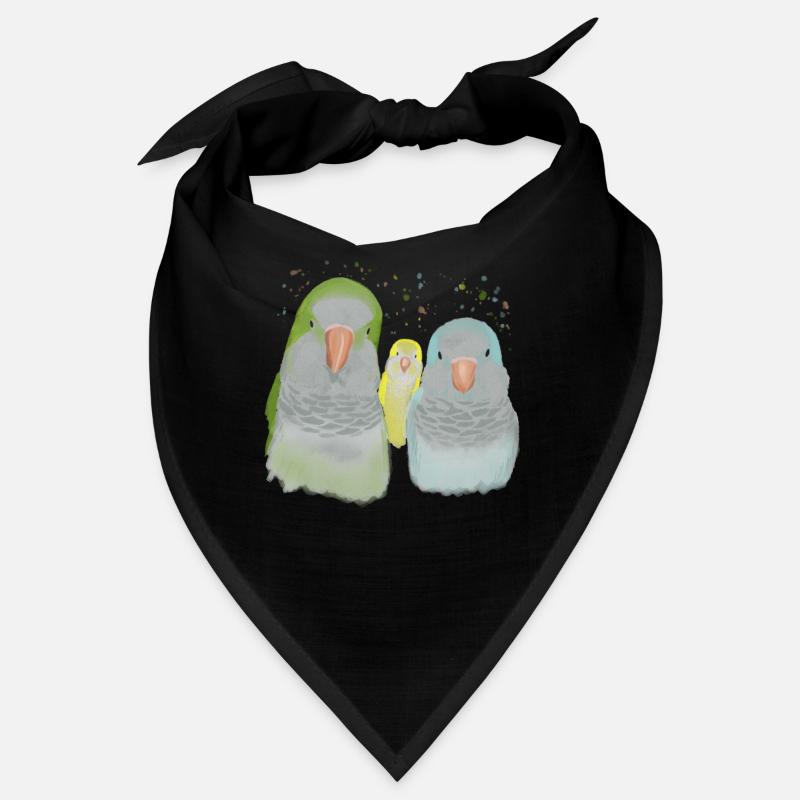 Familie Mönchssittiche Bandana