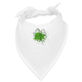 Kleeblatt Klee - Bandana - Weiß - Vorne