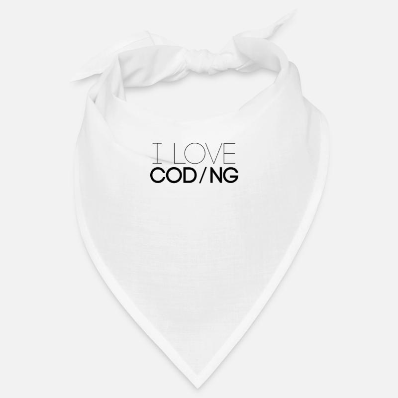 Ich liebe Programmieren Programmierer Code Beruf Bandana