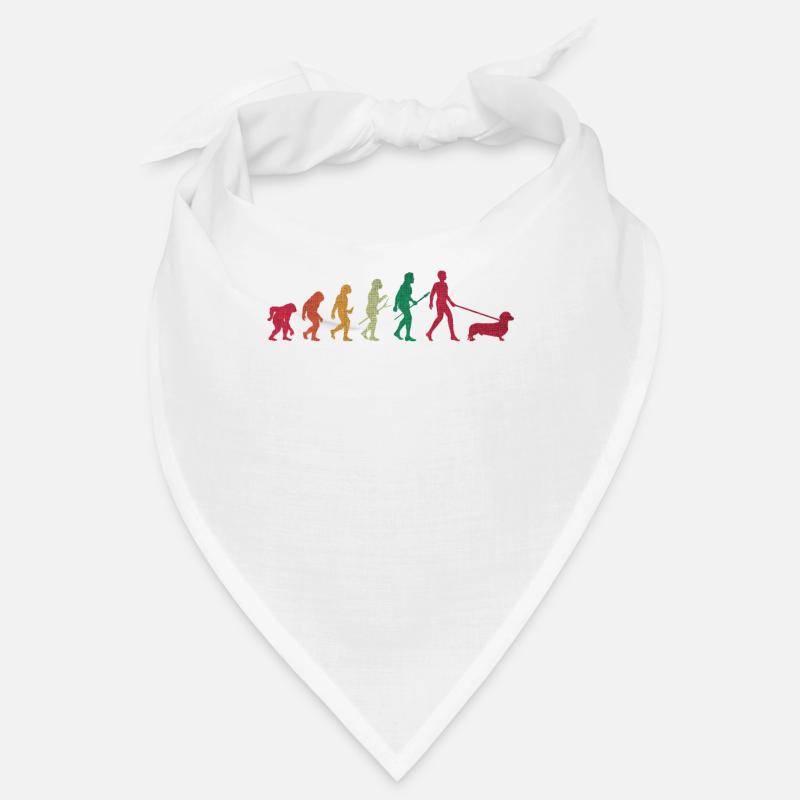 Evolution teckel propriétaire de chien propriétaire de chien motif Bandana