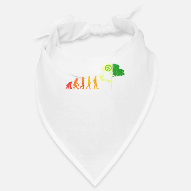 Baumpfleger Baumkletterer Förster Geschenk - Bandana - Weiß