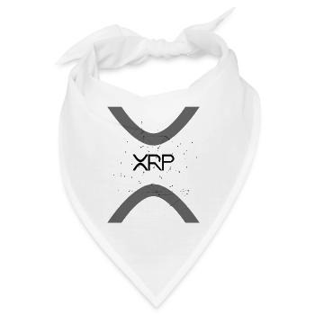 Ripple XRP Kryptowährung HODL Ripple Logo Vernetzt - Bandana - Weiß - Vorne