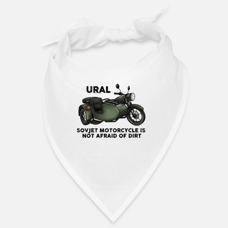 Ural motorcycle moped Soviet team gift idea Bandana