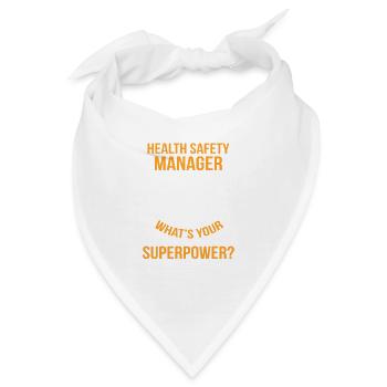 Health Safety Manager Health Safety Manager Gesche - Bandana - Weiß - Vorne