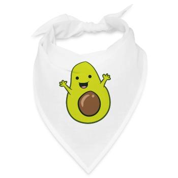 Avocado Geschenk Guakamole Liebe Avocados - Bandana - Weiß - Vorne