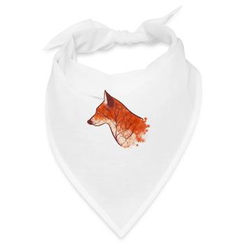Natur Fox Naturliebhaber Geschenk - Bandana - Weiß - Vorne