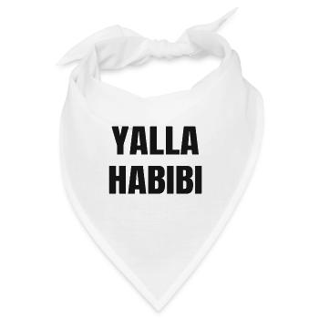 Yalla Habibi - Bandana - Weiß - Vorne