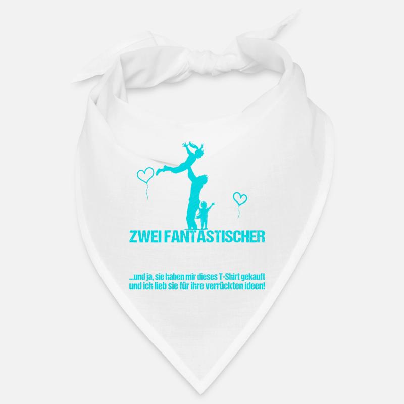 Herren Stolzer Papa zwei Töchter Bandana
