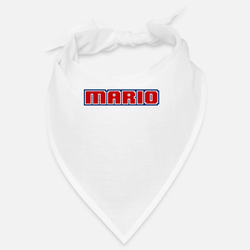 8 bit Mario Pixel Gamer Geschenk Bandana