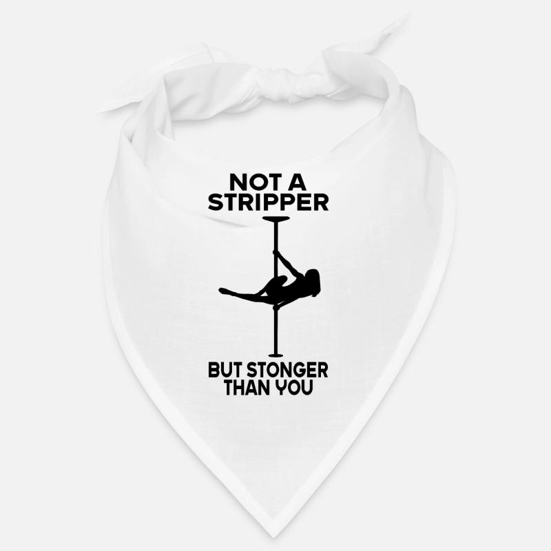 Pole dance pole dance gift - Bandana - white