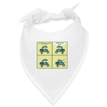 Auf den Rücken klopfen Motiviert und inspiriert Ge - Bandana - Weiß - Vorne