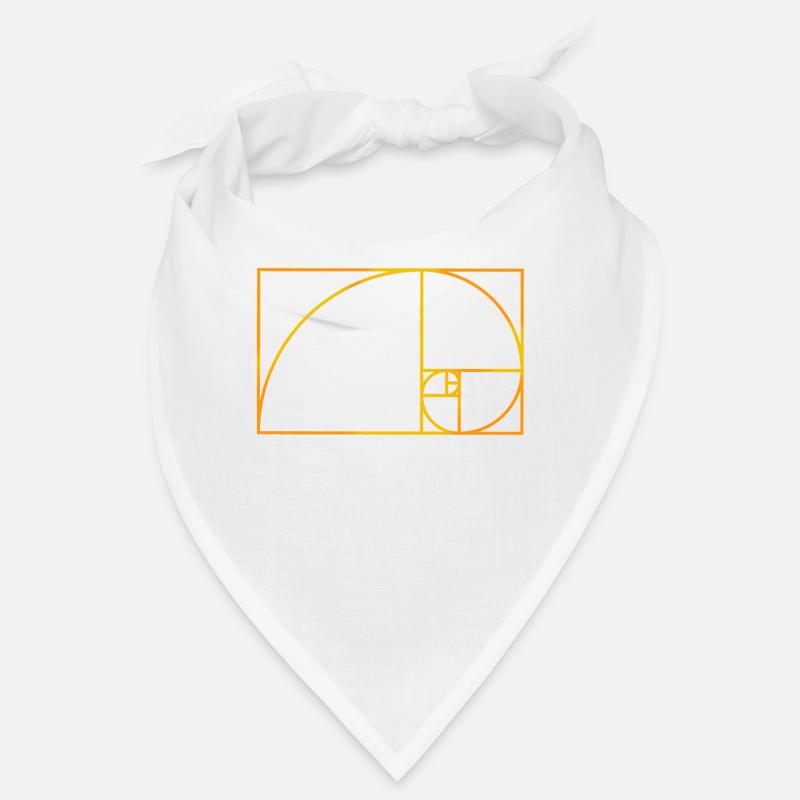 Fibonacci Snail Design Bandana