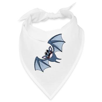 Fledermaus - Bandana - Weiß - Vorne
