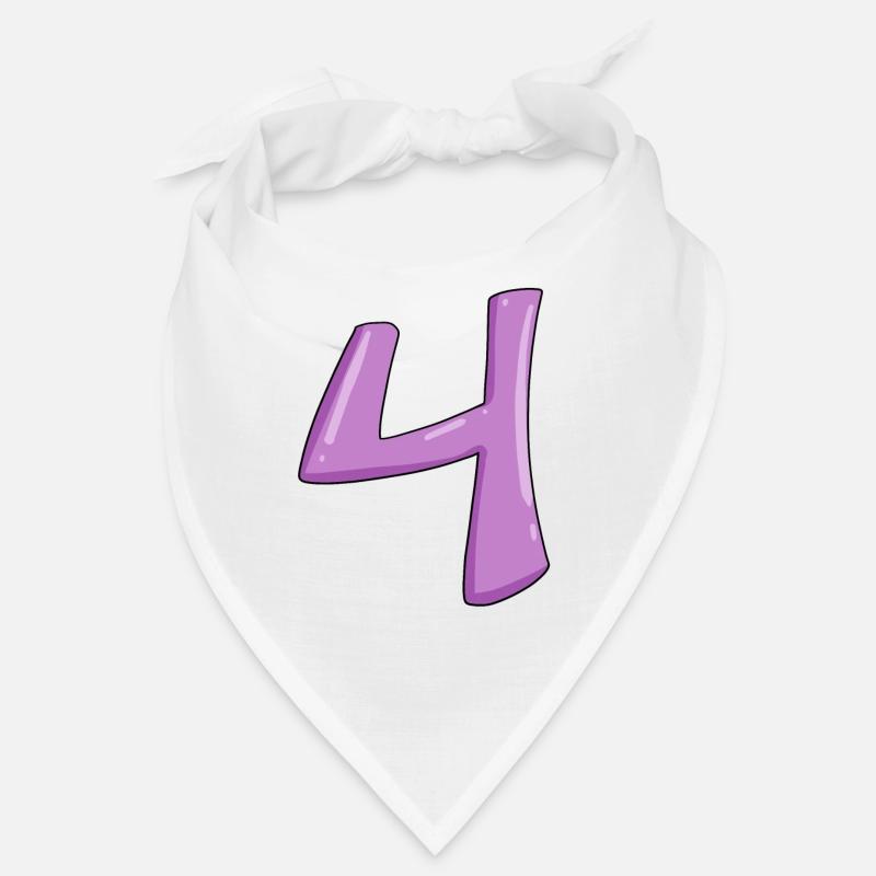 Chiffre numéro 4 Bandana