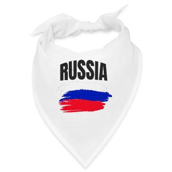 Russland - Bandana - Weiß - Vorne