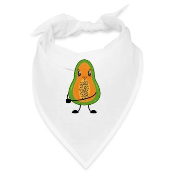 Papaya - Bandana - Weiß - Vorne