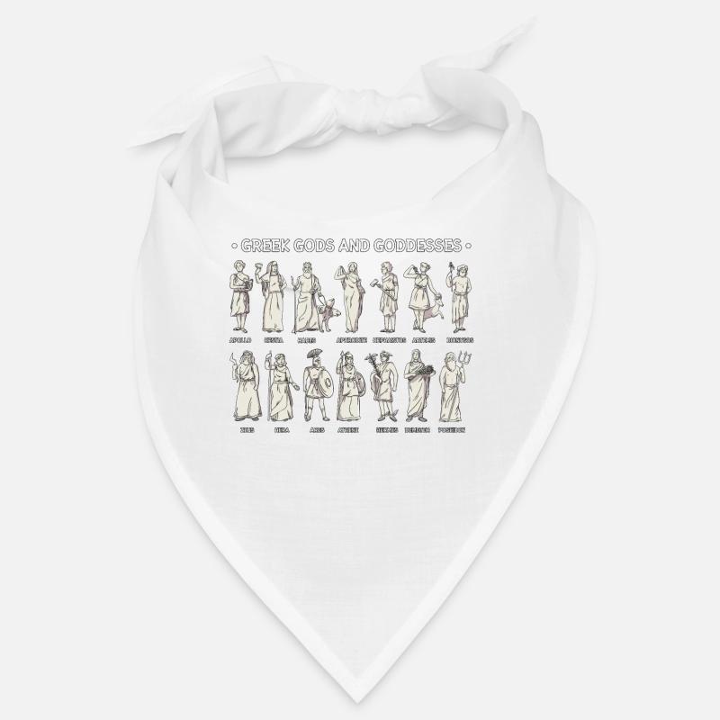 Dieux et déesses grecs - Bandana - blanc