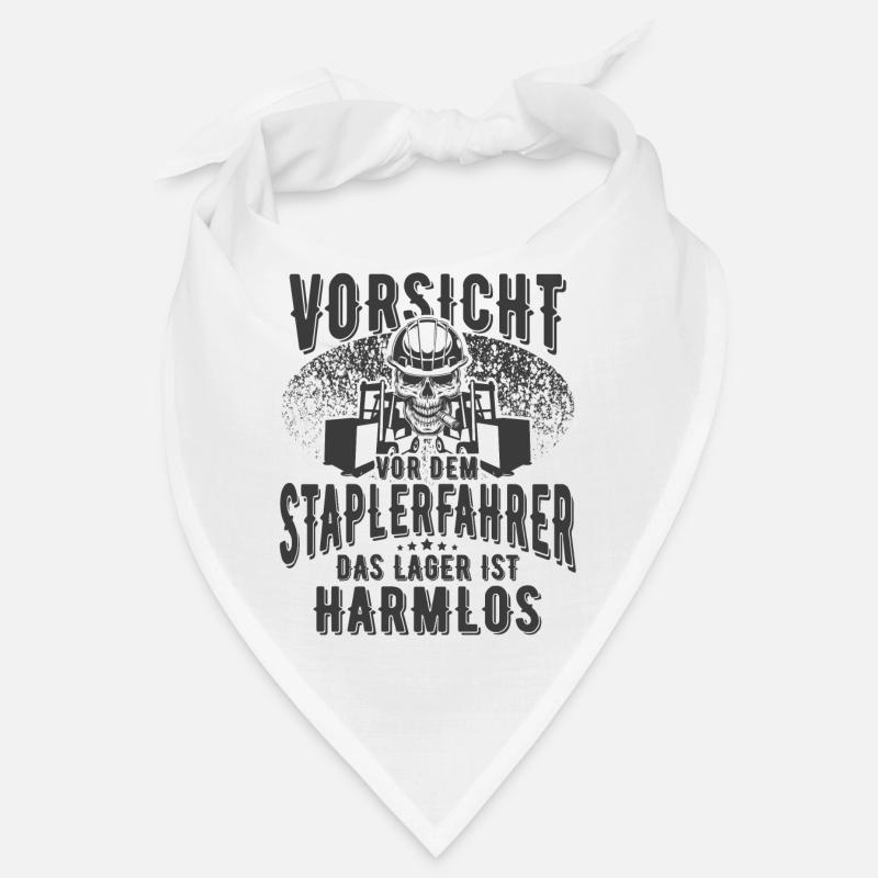 Staplerfahrer - Bandana - Weiß