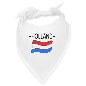 Holland - Bandana - Weiß - Vorne