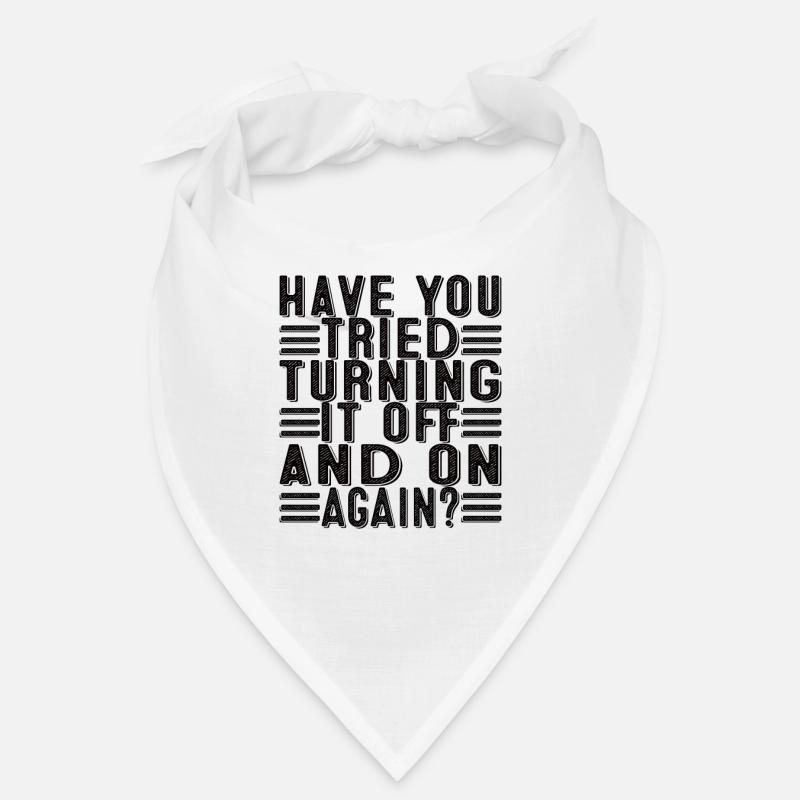 Programmierer Support Tech Admin Spruch Lustig Bandana