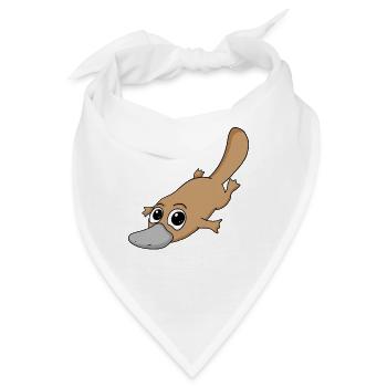 Schnabeltier - Bandana - Weiß - Vorne