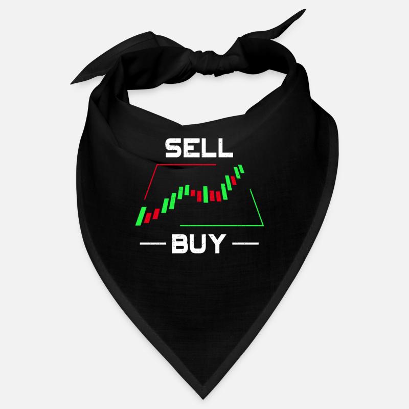 Marché boursier Trader Candlestick Chart Trading Gift Bandana