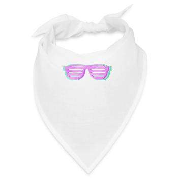 80er - Bandana - Weiß - Vorne
