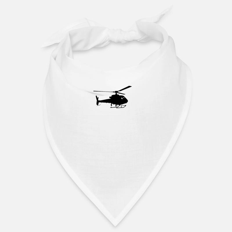 hélicoptère - Bandana - blanc