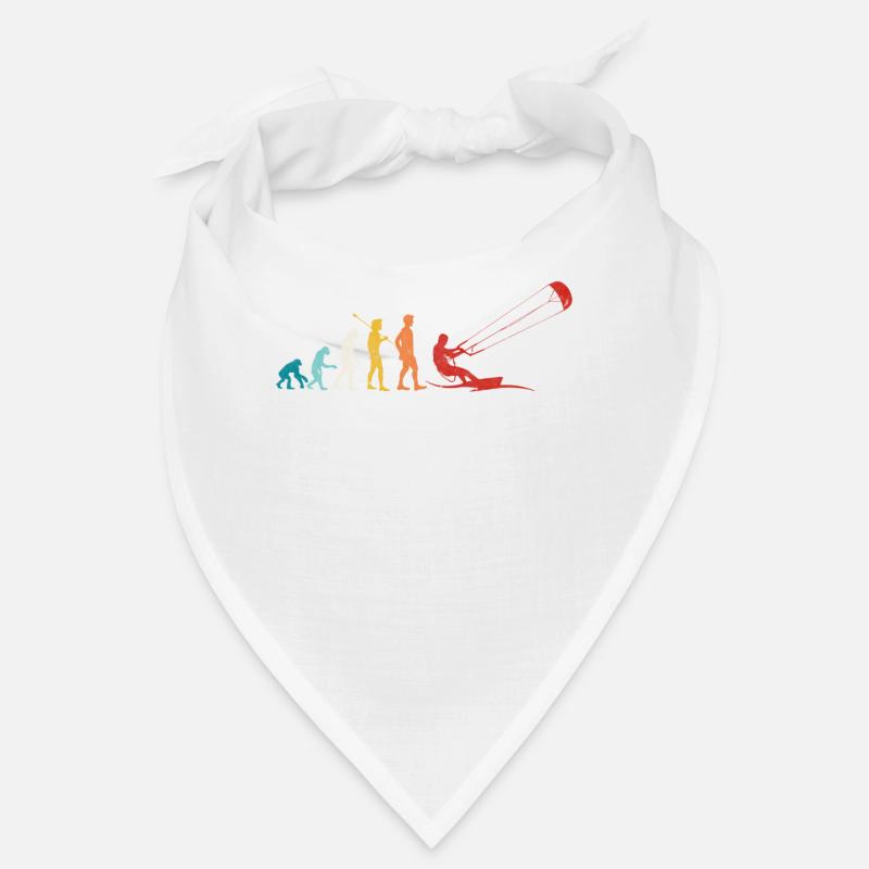 Retro Evolution Kite Surfing Funny Kite Boarding Bandana