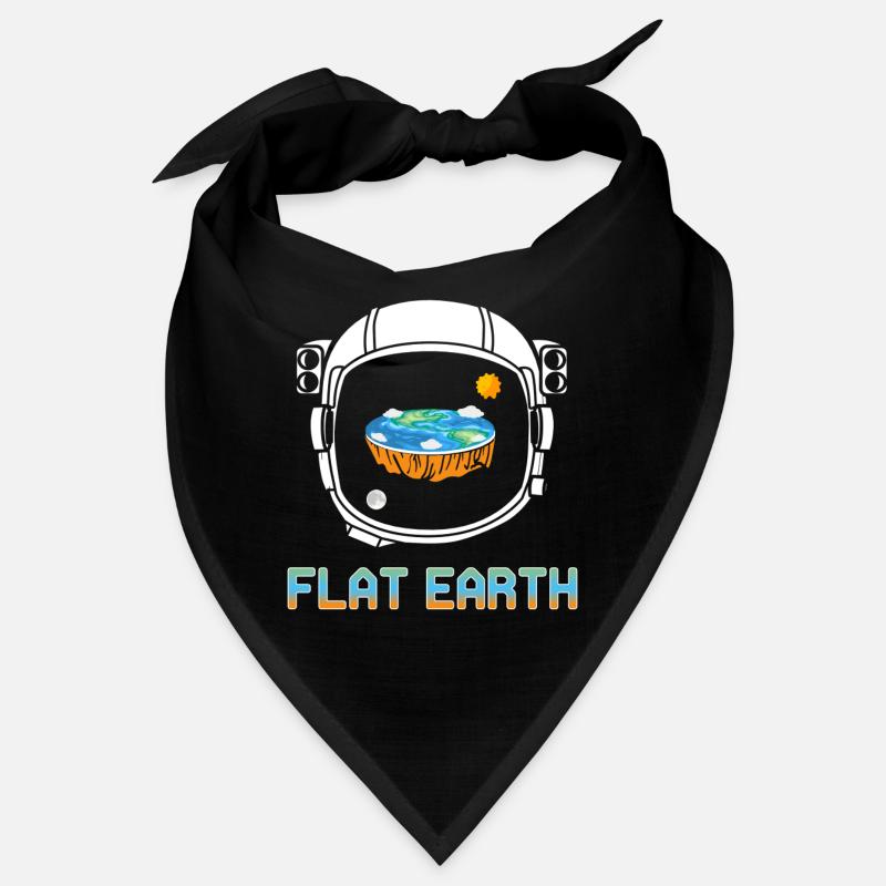 Flat Earth Astronaut Sun Moon - Flat Earth Bandana