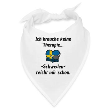 Schweden - Bandana - Weiß - Vorne