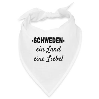Schweden - Bandana - Weiß - Vorne