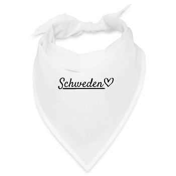 Schweden - Bandana - Weiß - Vorne
