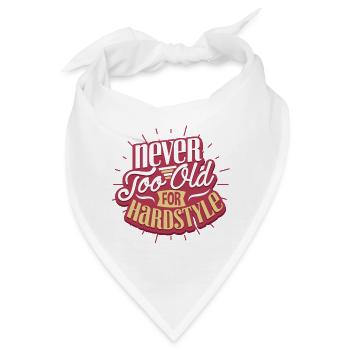 Hardstyle Techno - Bandana - Weiß - Vorne
