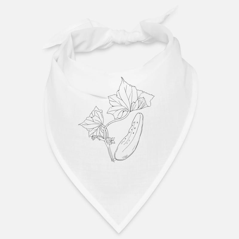Cucumber vegetable plant garden gift idea Bandana