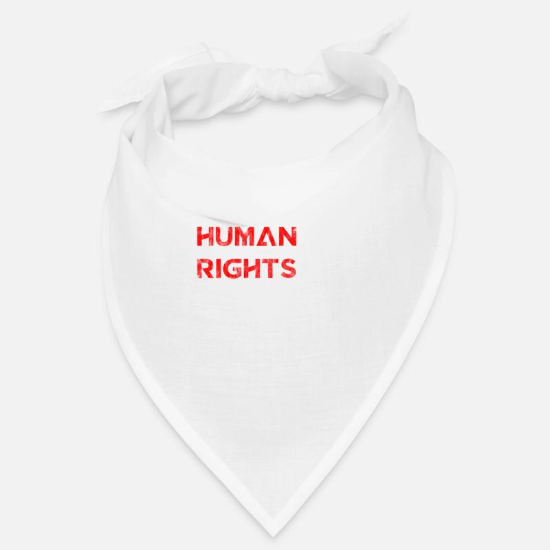 Human Rights Are Not Optional 2 - Bandana - Weiß