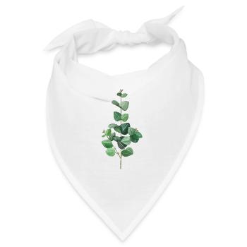 Green Eucalyptus - Bandana - Weiß - Vorne