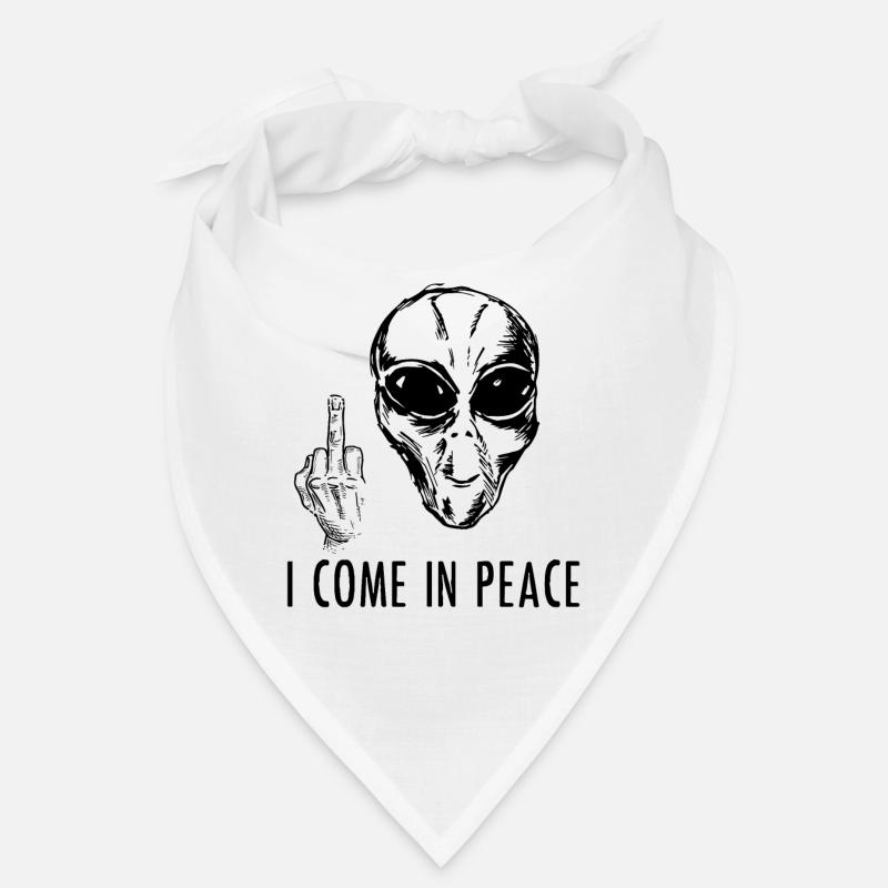 Alien I Come In Peace Comic Gift Bandana