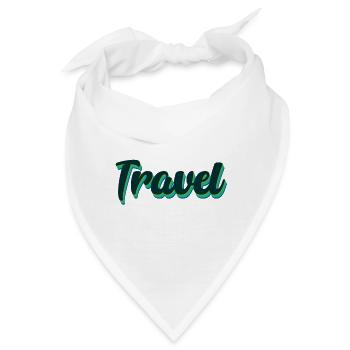 Travel - Bandana - Weiß - Vorne
