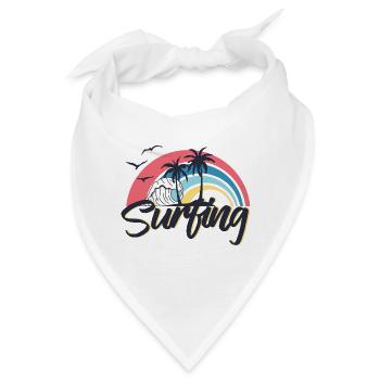 Surfing - Bandana - Weiß - Vorne