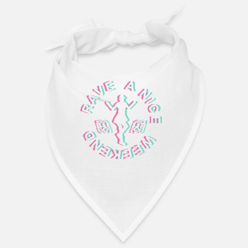 RAVE A NICE WEEKEND - danse - rave Bandana