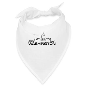 washington - Bandana - Weiß - Vorne