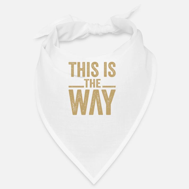 This Is The Way - Bandana - Weiß