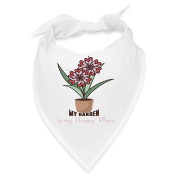 Garden - Bandana - Weiß - Vorne
