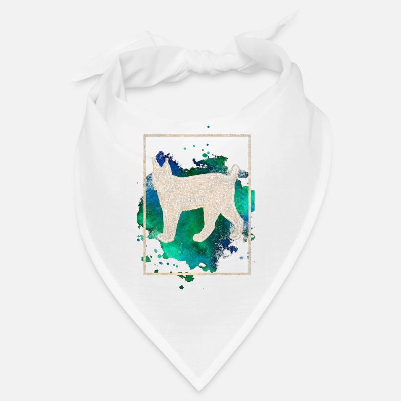 lynx - Bandana - white